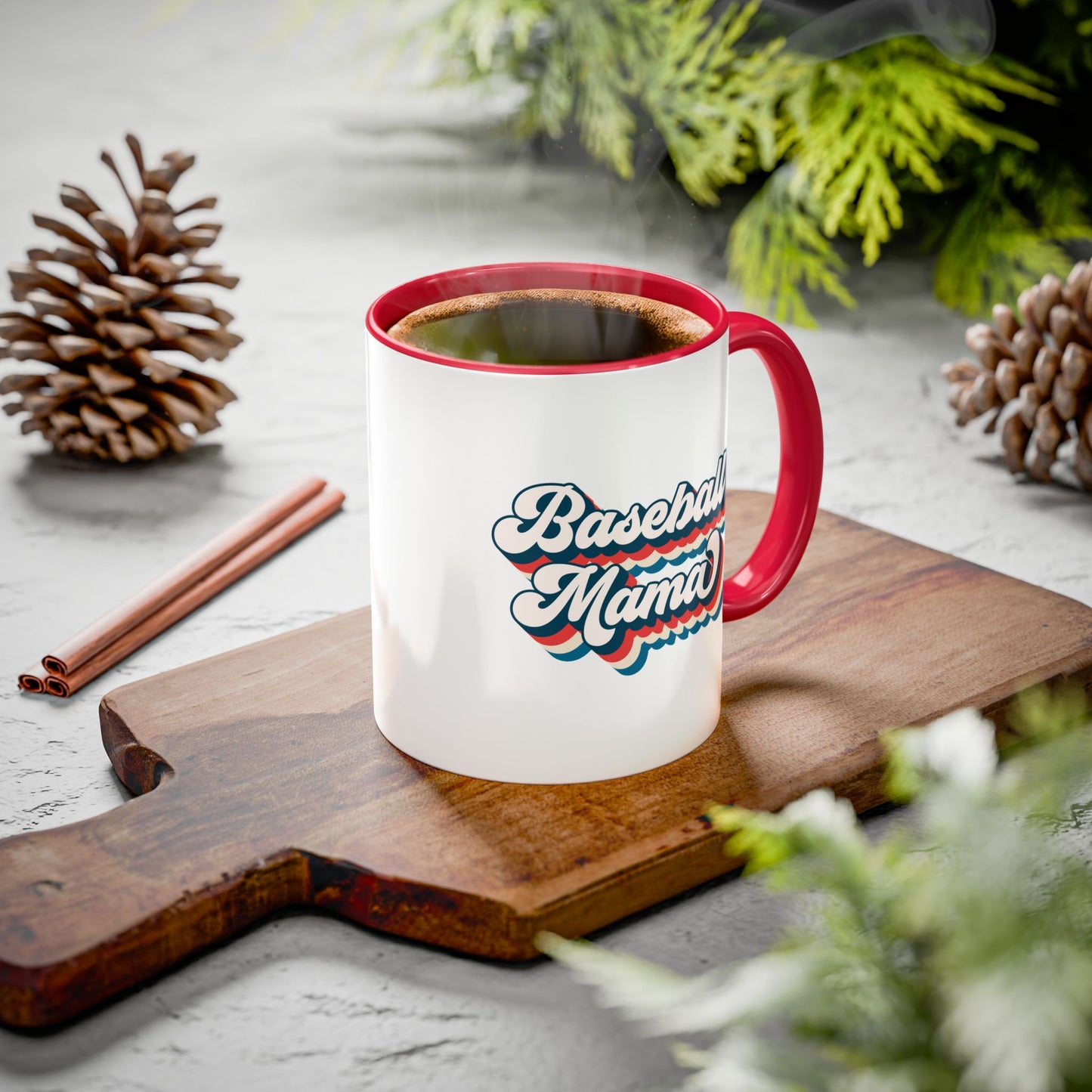 Baseball Mama Colorful Mug - Perfect Gift for Sports Moms - 11 oz and 15 oz