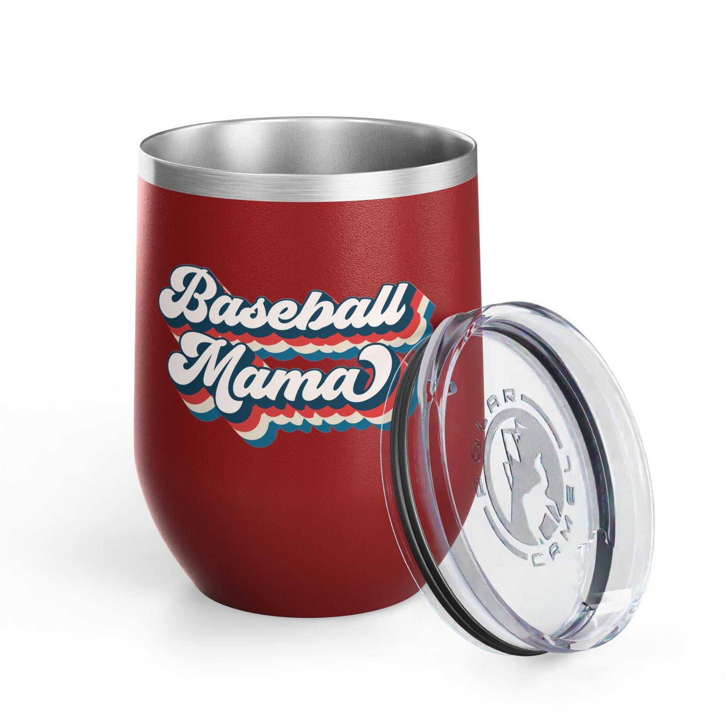 Baseball Mama Wine Tumbler - Stylish 12oz Insulated Cup for Moms