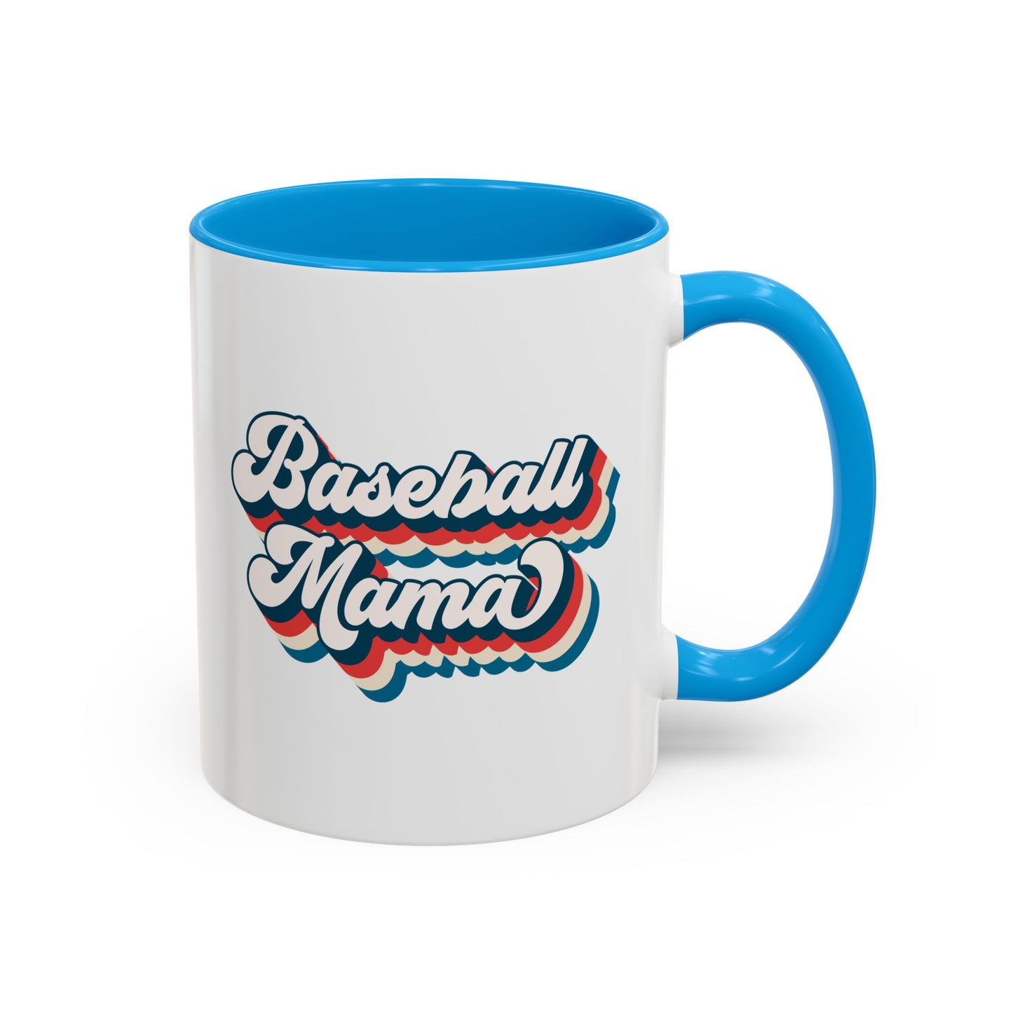 Baseball Mama Colorful Mug - Perfect Gift for Sports Moms - 11 oz and 15 oz