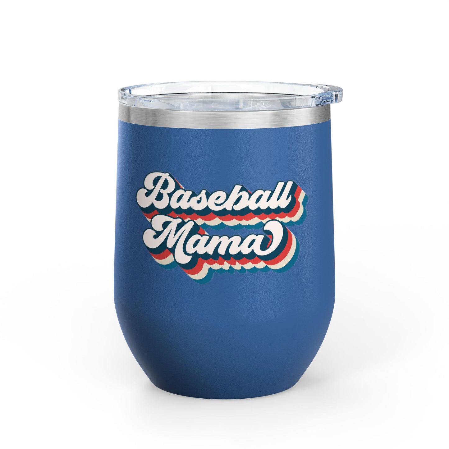 Baseball Mama Wine Tumbler - Stylish 12oz Insulated Cup for Moms