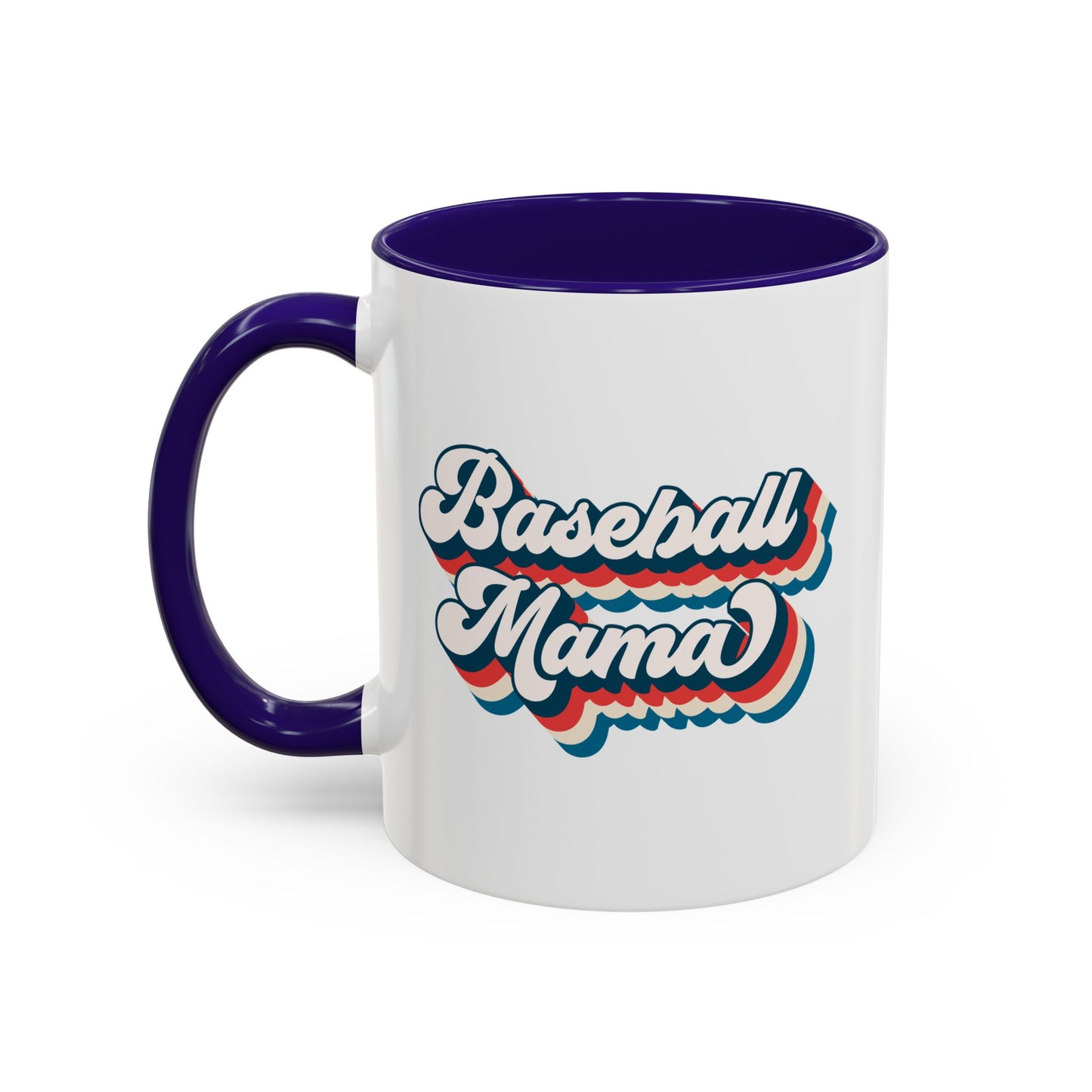 Baseball Mama Colorful Mug - Perfect Gift for Sports Moms - 11 oz and 15 oz