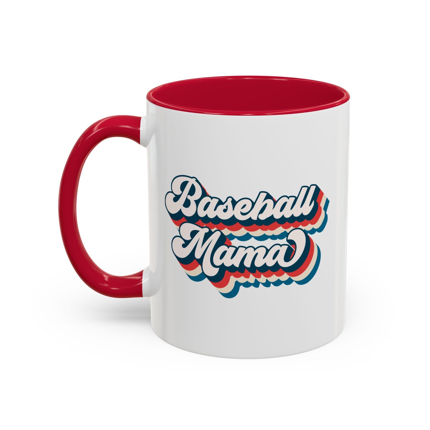 Baseball Mama Colorful Mug - Perfect Gift for Sports Moms - 11 oz and 15 oz