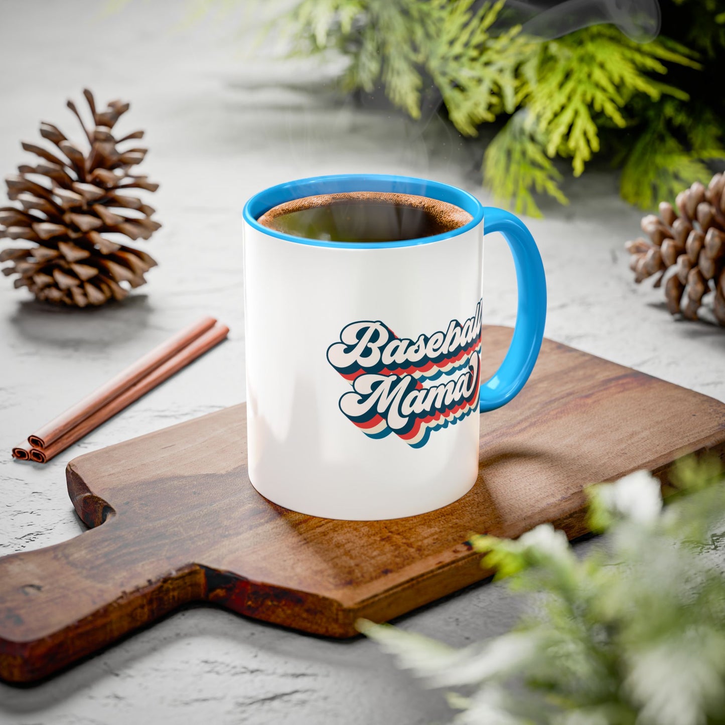 Baseball Mama Colorful Mug - Perfect Gift for Sports Moms - 11 oz and 15 oz