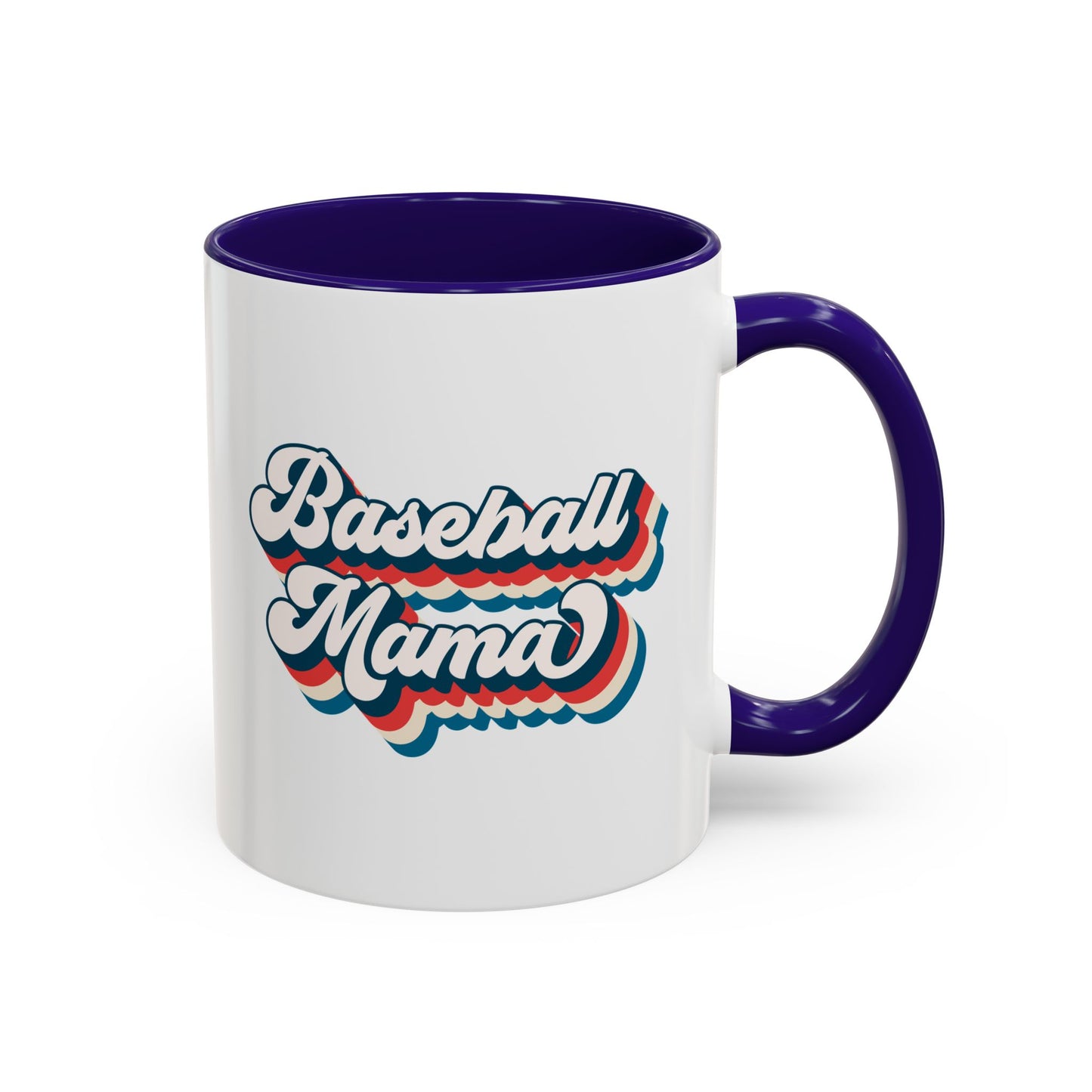 Baseball Mama Colorful Mug - Perfect Gift for Sports Moms - 11 oz and 15 oz