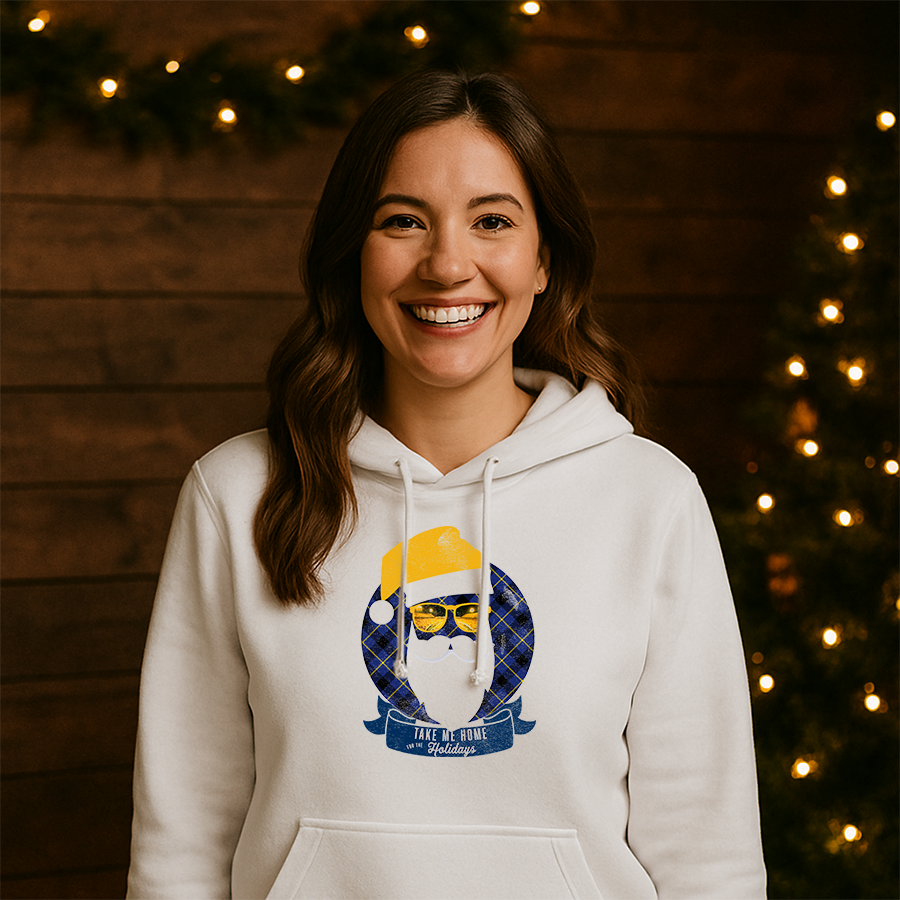 Santa “Take Me Home for the Holidays” Hoodie