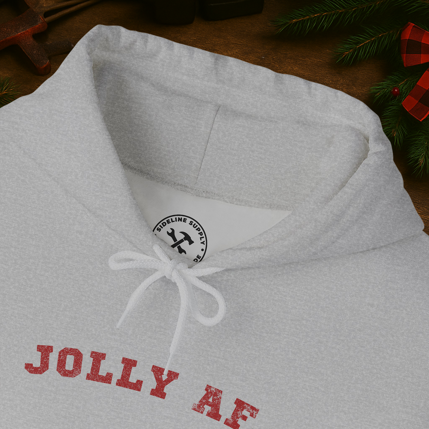 Jolly AF Holiday Hoodie