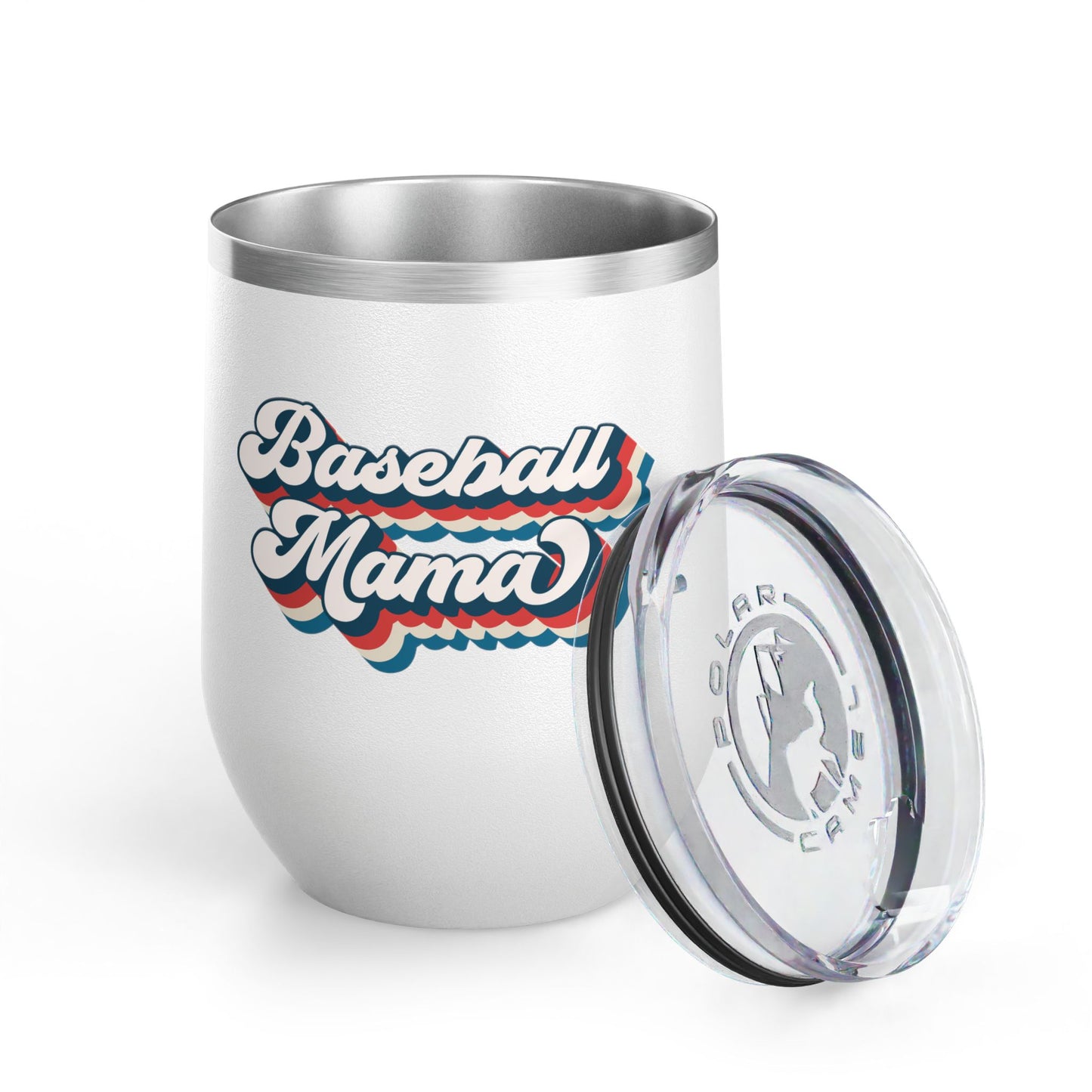 Baseball Mama Wine Tumbler - Stylish 12oz Insulated Cup for Moms