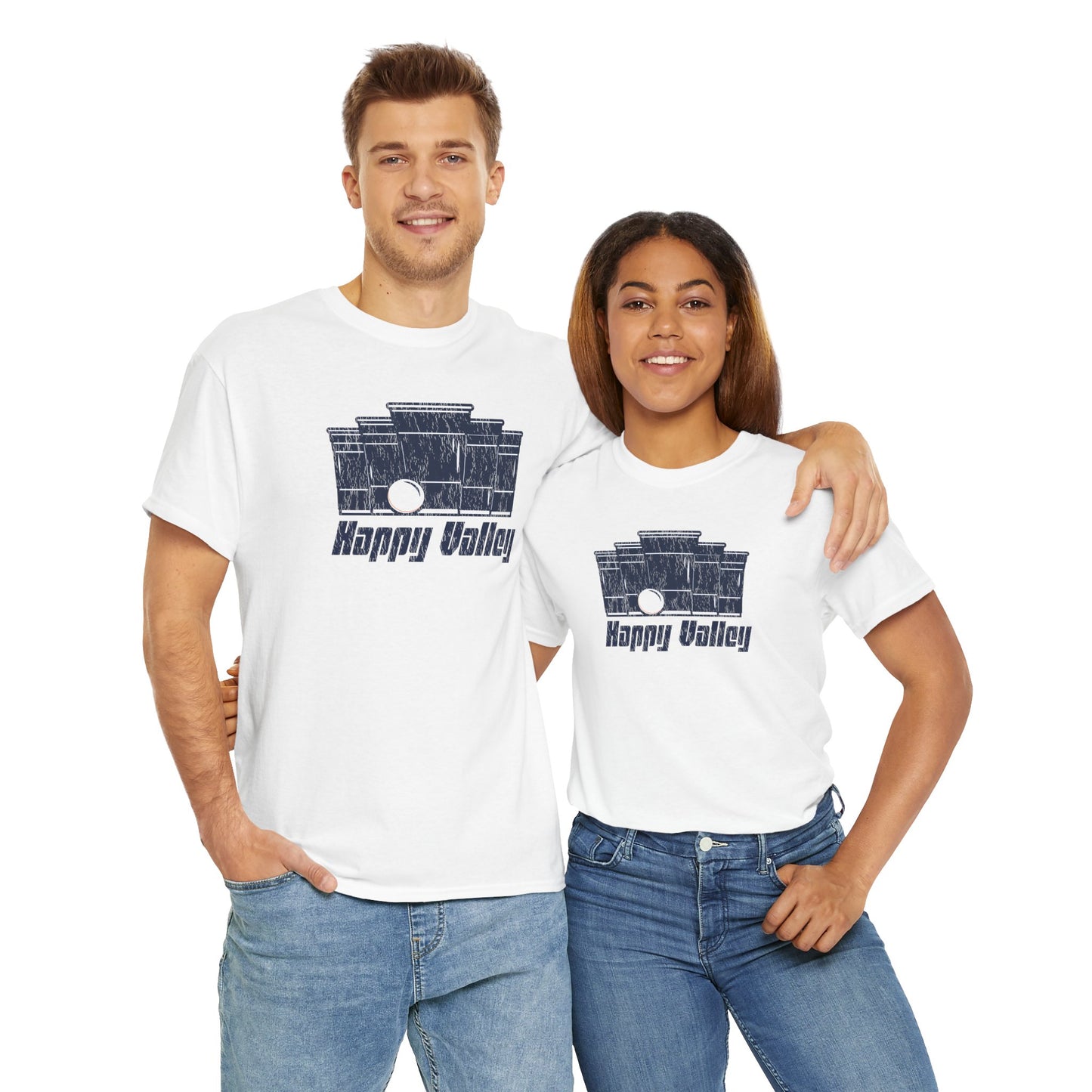 Beer Pong Whiteout Tee – Happy Valley Edition
