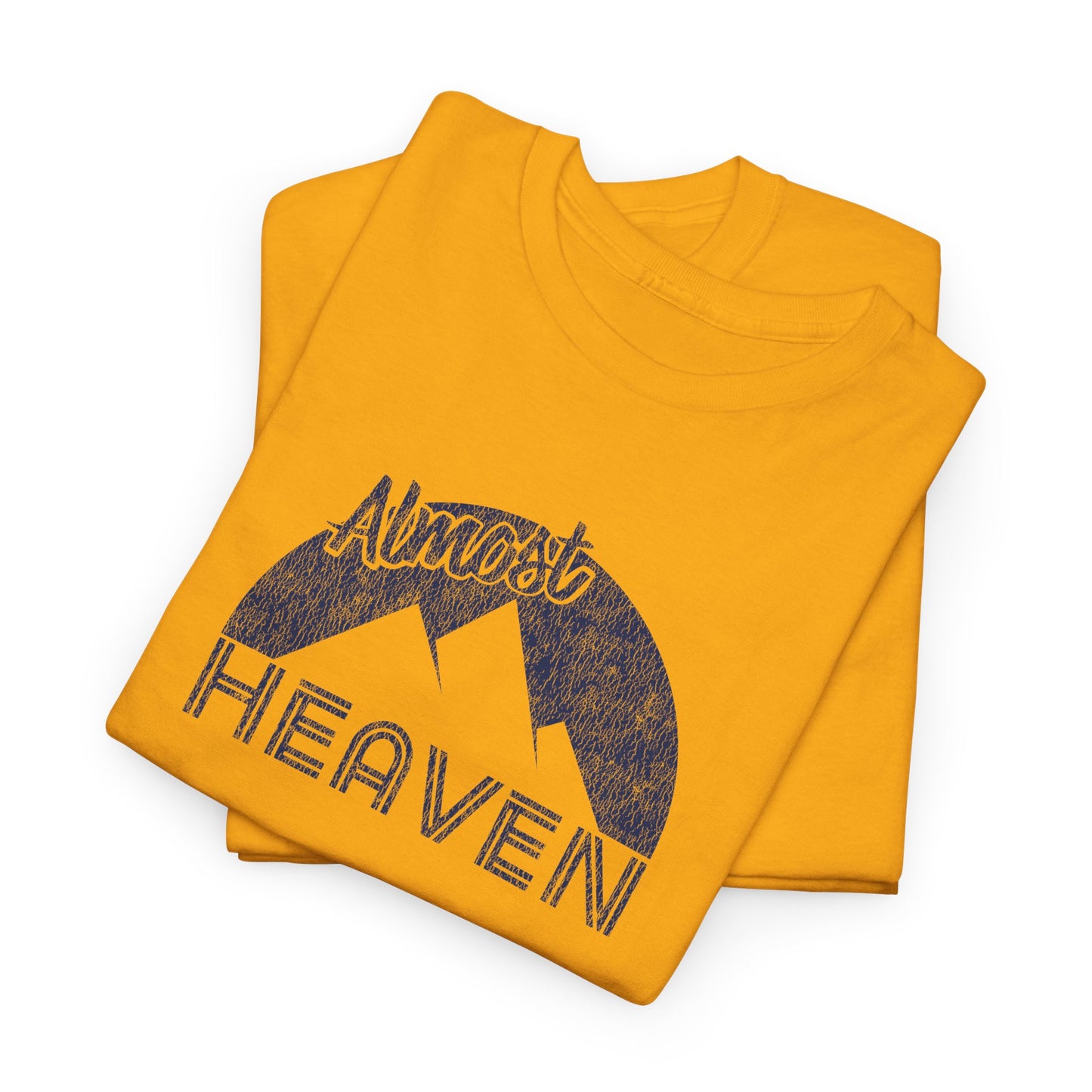 Almost Heaven Vintage-Inspired WVU Tee