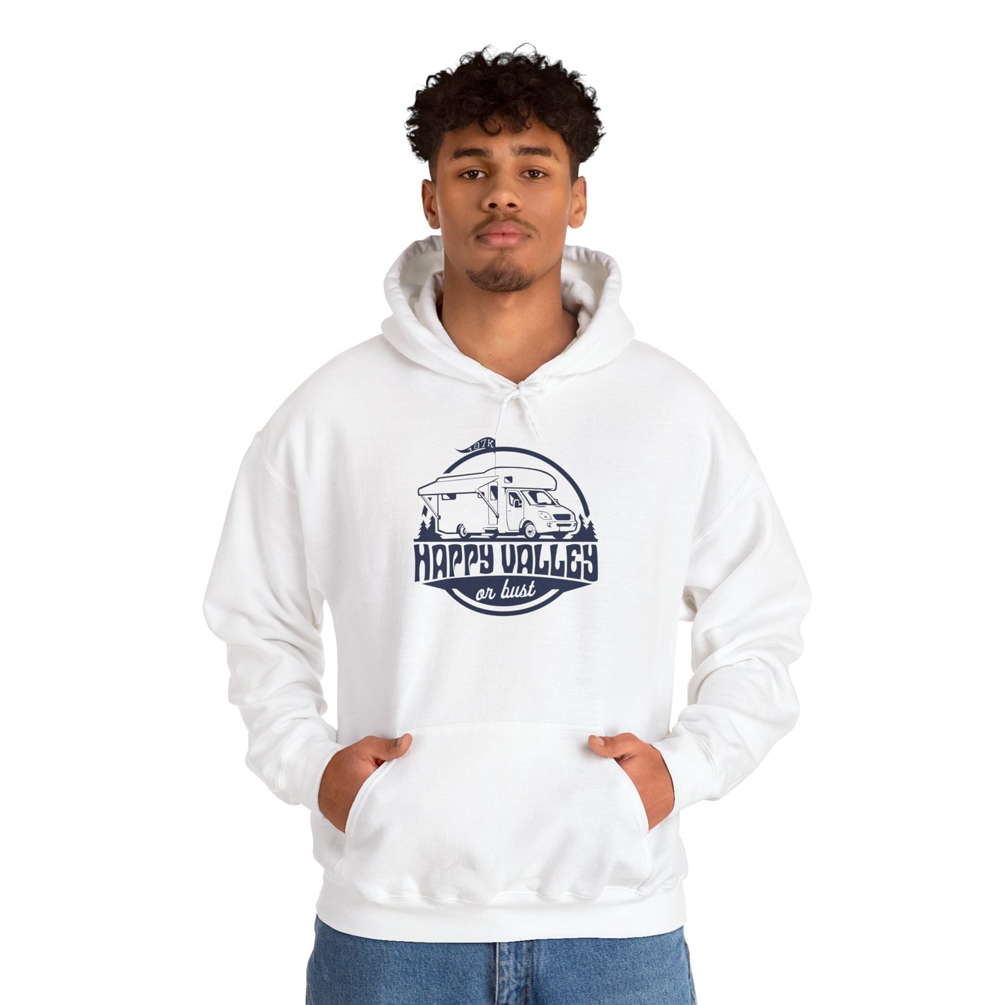 Happy Valley Or Bust Heavyweight Hoodie