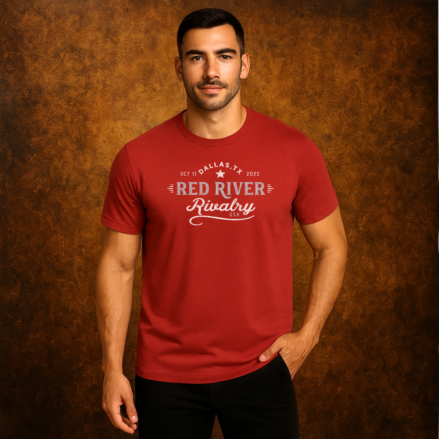 Red River Classic Signboard Logo Tee – Rivalry Game Standard