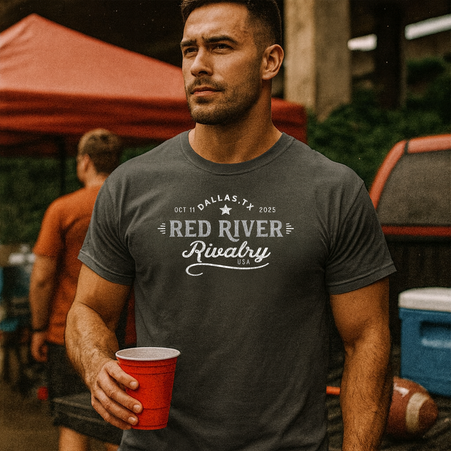 Red River Classic Signboard Logo Tee – Rivalry Game Standard