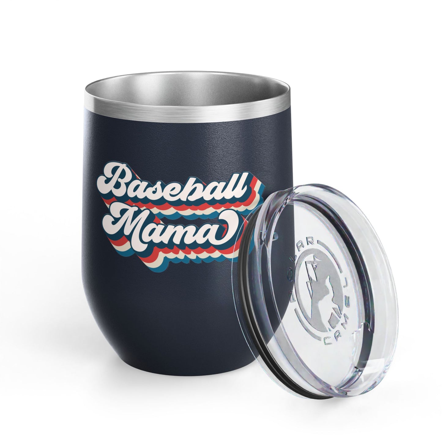 Baseball Mama Wine Tumbler - Stylish 12oz Insulated Cup for Moms