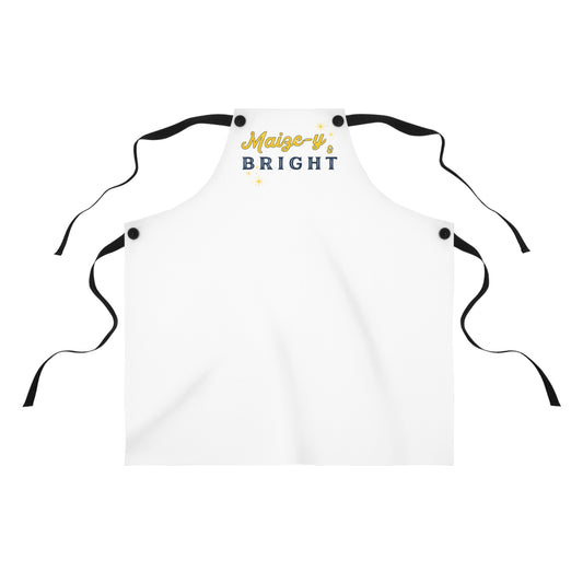 Maize-y & Bright Holiday Apron – Maize & Blue Baking Apron