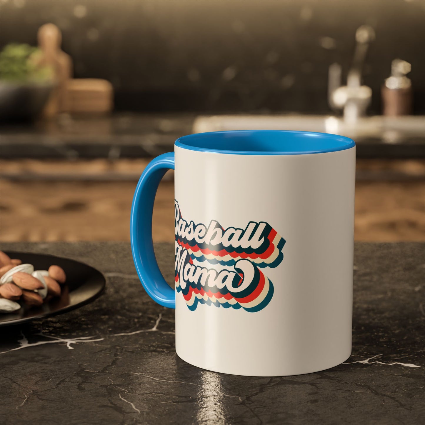 Baseball Mama Colorful Mug - Perfect Gift for Sports Moms - 11 oz and 15 oz