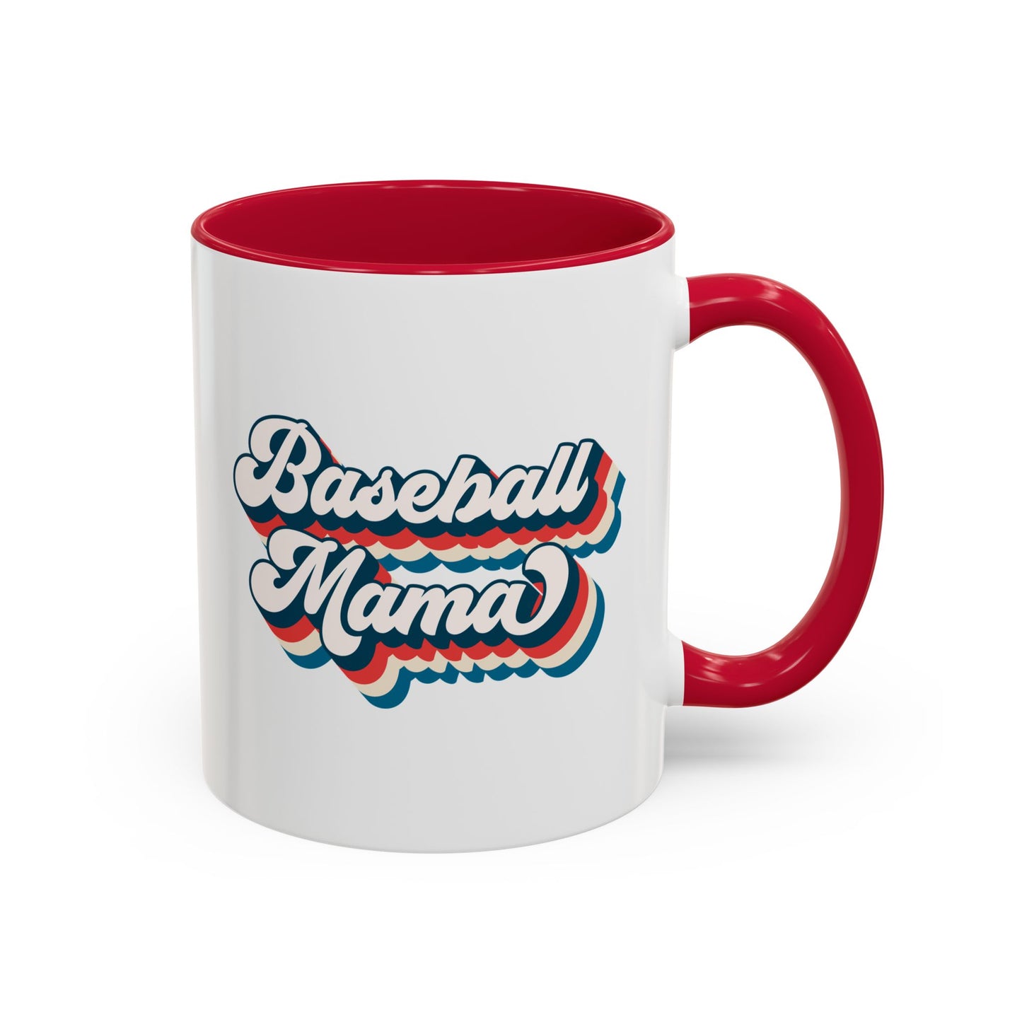 Baseball Mama Colorful Mug - Perfect Gift for Sports Moms - 11 oz and 15 oz