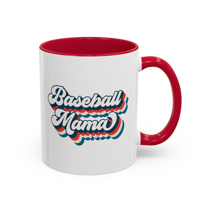 Baseball Mama Colorful Mug - Perfect Gift for Sports Moms - 11 oz and 15 oz