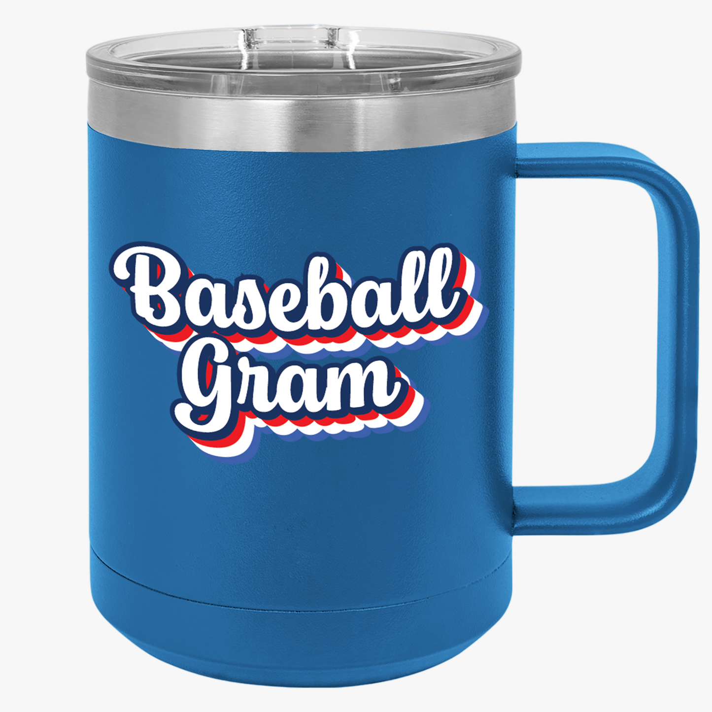Baseball Gram Coffee Mug Tumbler - 15oz for Sports Fans