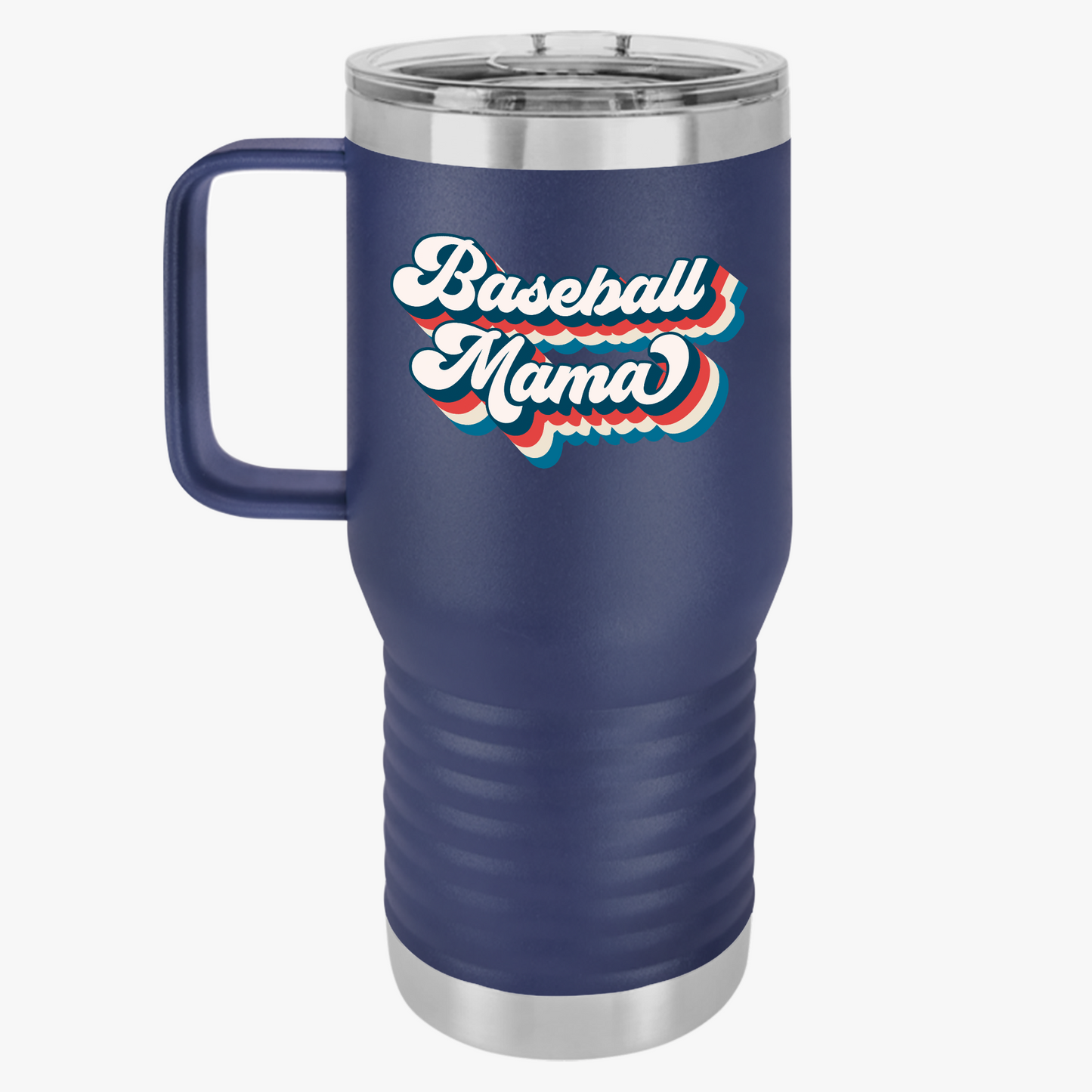 Baseball Mama Travel Mug - 20oz Insulated Coffee Cup for Sports Moms