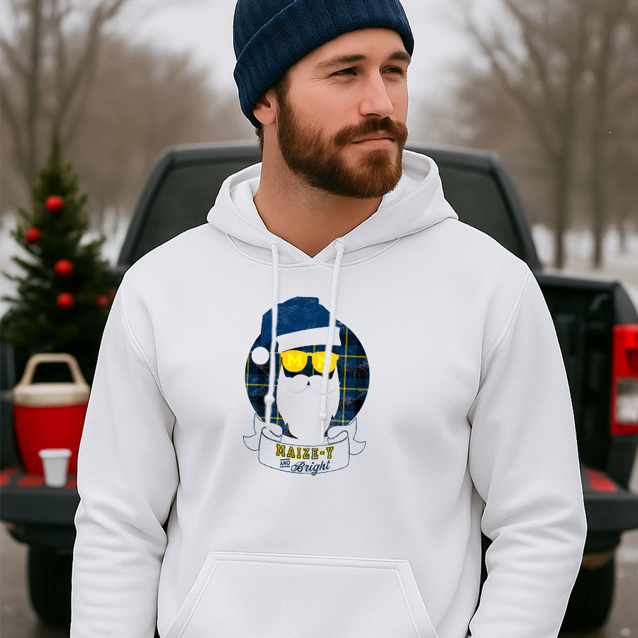 Michigan “Maize-y & Bright” Holiday Hoodie
