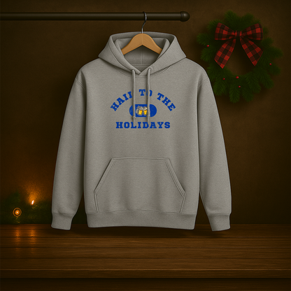 Hail to the Holidays Hoodie – H2H - Pitt Themed Blue & Gold Beer Mugs