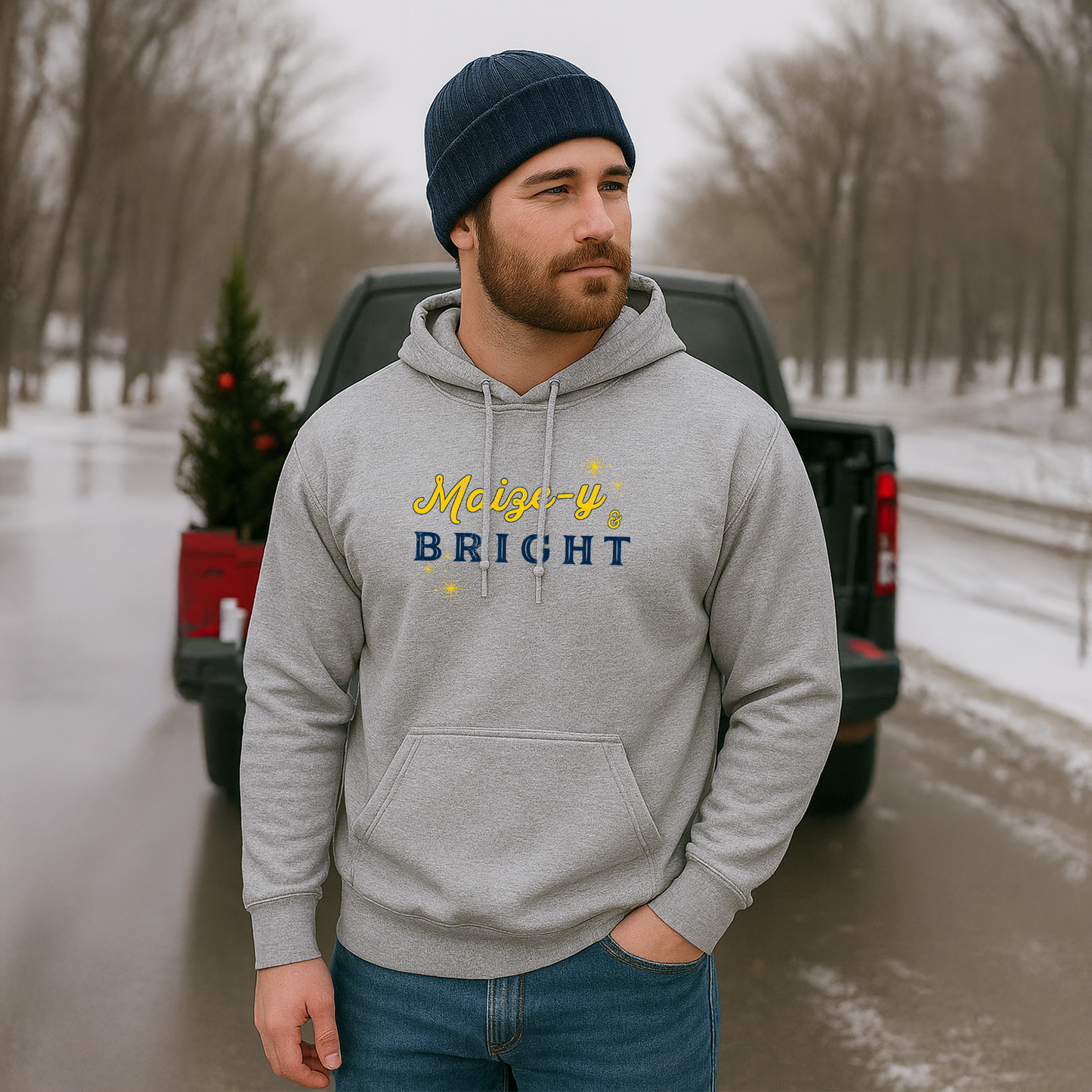 Maize-y & Bright Holiday Hoodie
