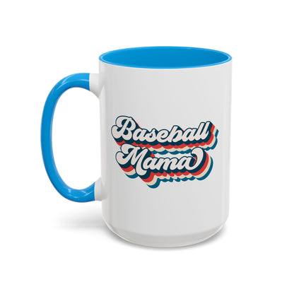 Baseball Mama Colorful Mug - Perfect Gift for Sports Moms - 11 oz and 15 oz