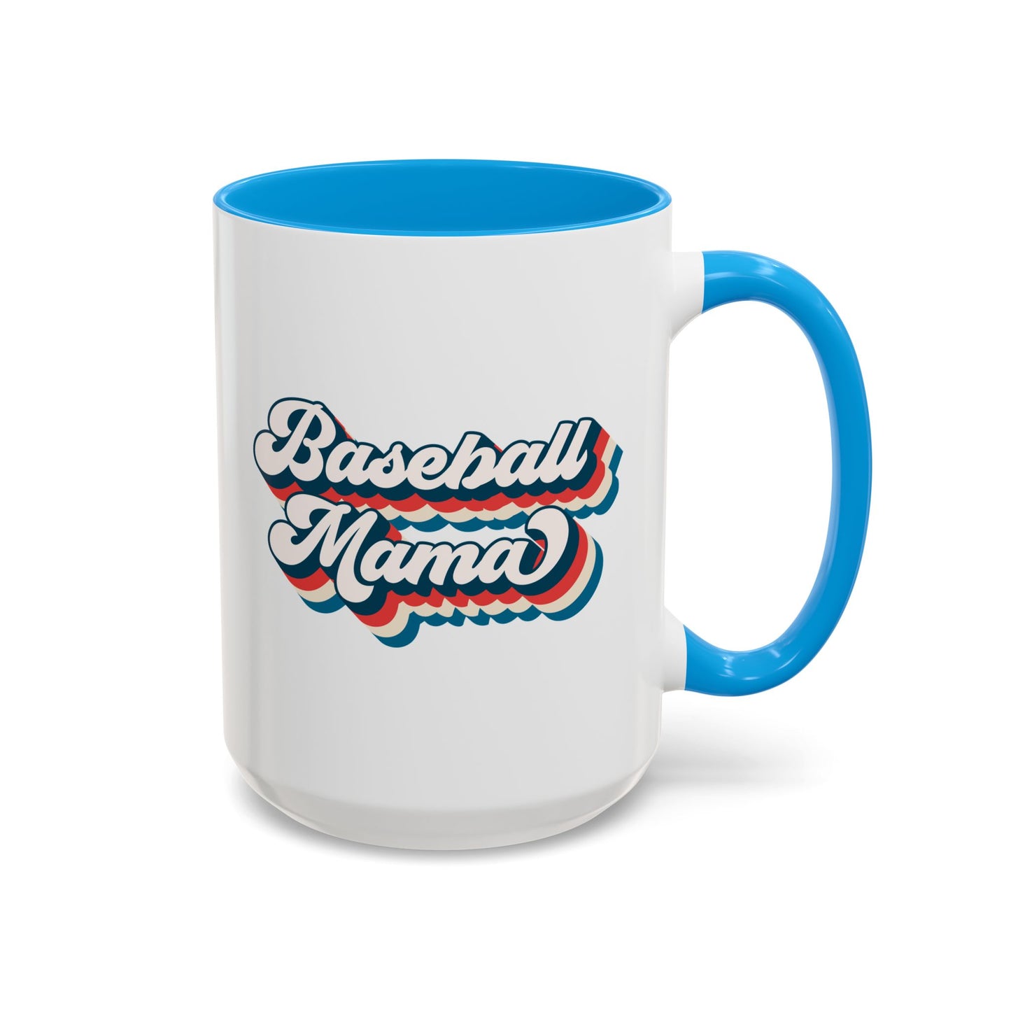 Baseball Mama Colorful Mug - Perfect Gift for Sports Moms - 11 oz and 15 oz