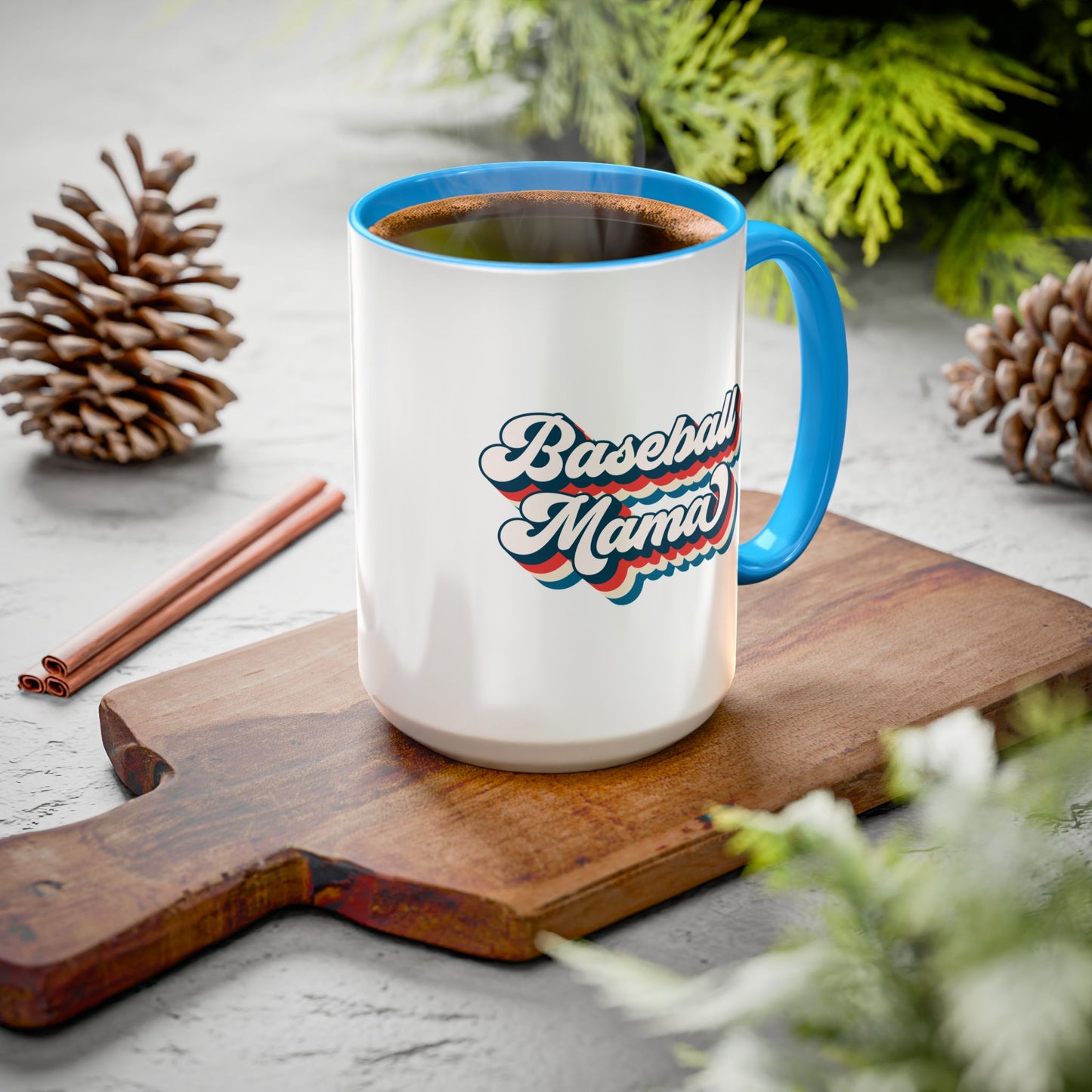 Baseball Mama Colorful Mug - Perfect Gift for Sports Moms - 11 oz and 15 oz