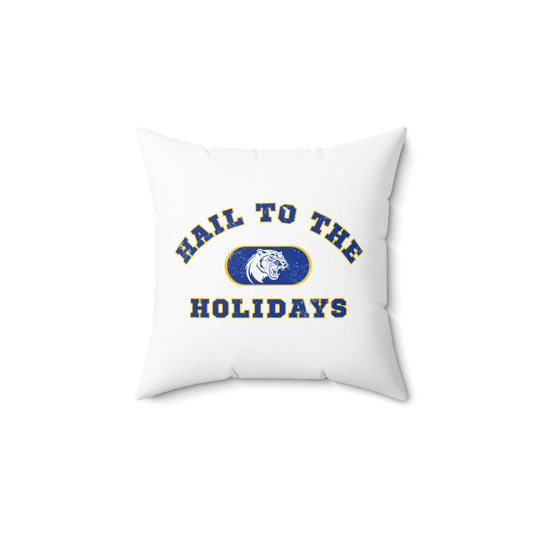 Hail to the Holidays Throw Pillow