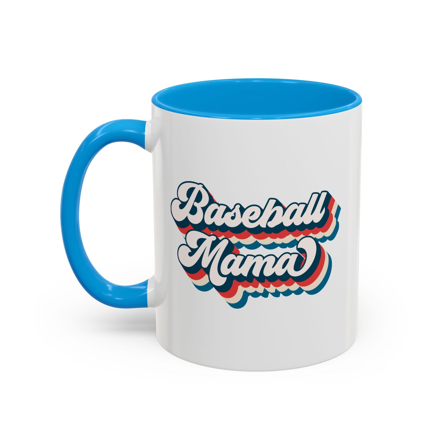 Baseball Mama Colorful Mug - Perfect Gift for Sports Moms - 11 oz and 15 oz