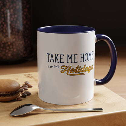 WVU “Take Me Home for the Holidays” Mug
