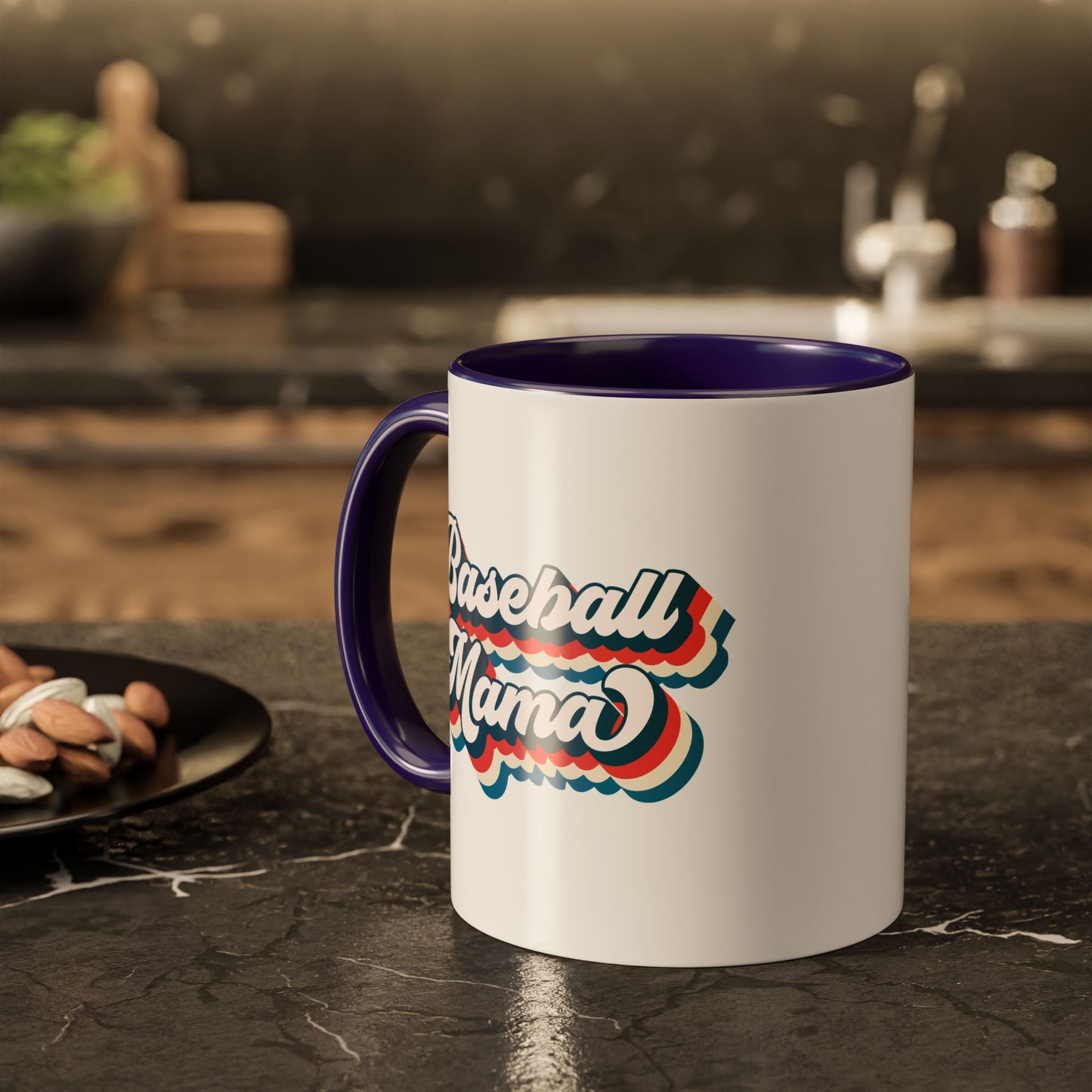 Baseball Mama Colorful Mug - Perfect Gift for Sports Moms - 11 oz and 15 oz