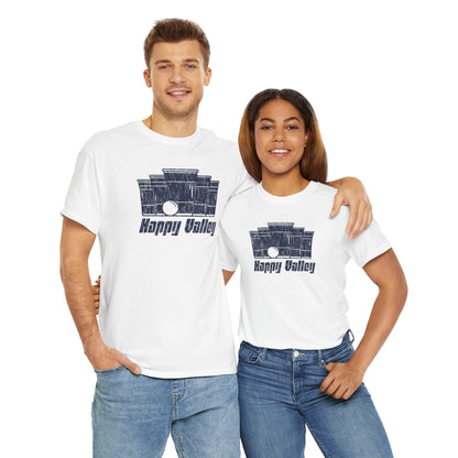 Beer Pong Whiteout Tee – Happy Valley Edition