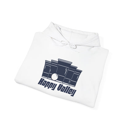 Beer Pong Whiteout Heavyweight Hoodie – Happy Valley Edition