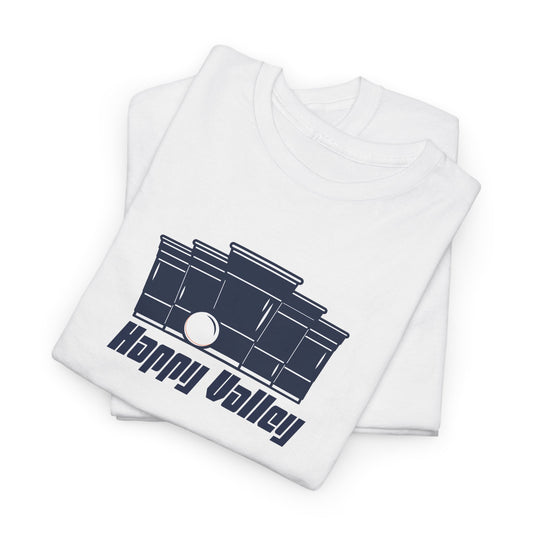 Beer Pong Whiteout Tee – Happy Valley Edition