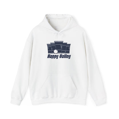 Beer Pong Whiteout Heavyweight Hoodie – Happy Valley Edition