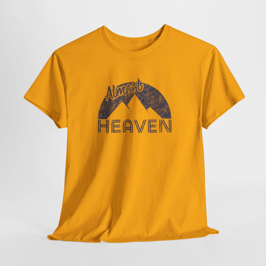 Almost Heaven Vintage-Inspired WVU Tee