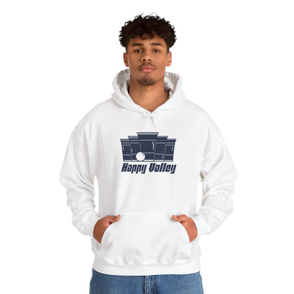 Beer Pong Whiteout Heavyweight Hoodie – Happy Valley Edition