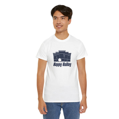 Beer Pong Whiteout Tee – Happy Valley Edition